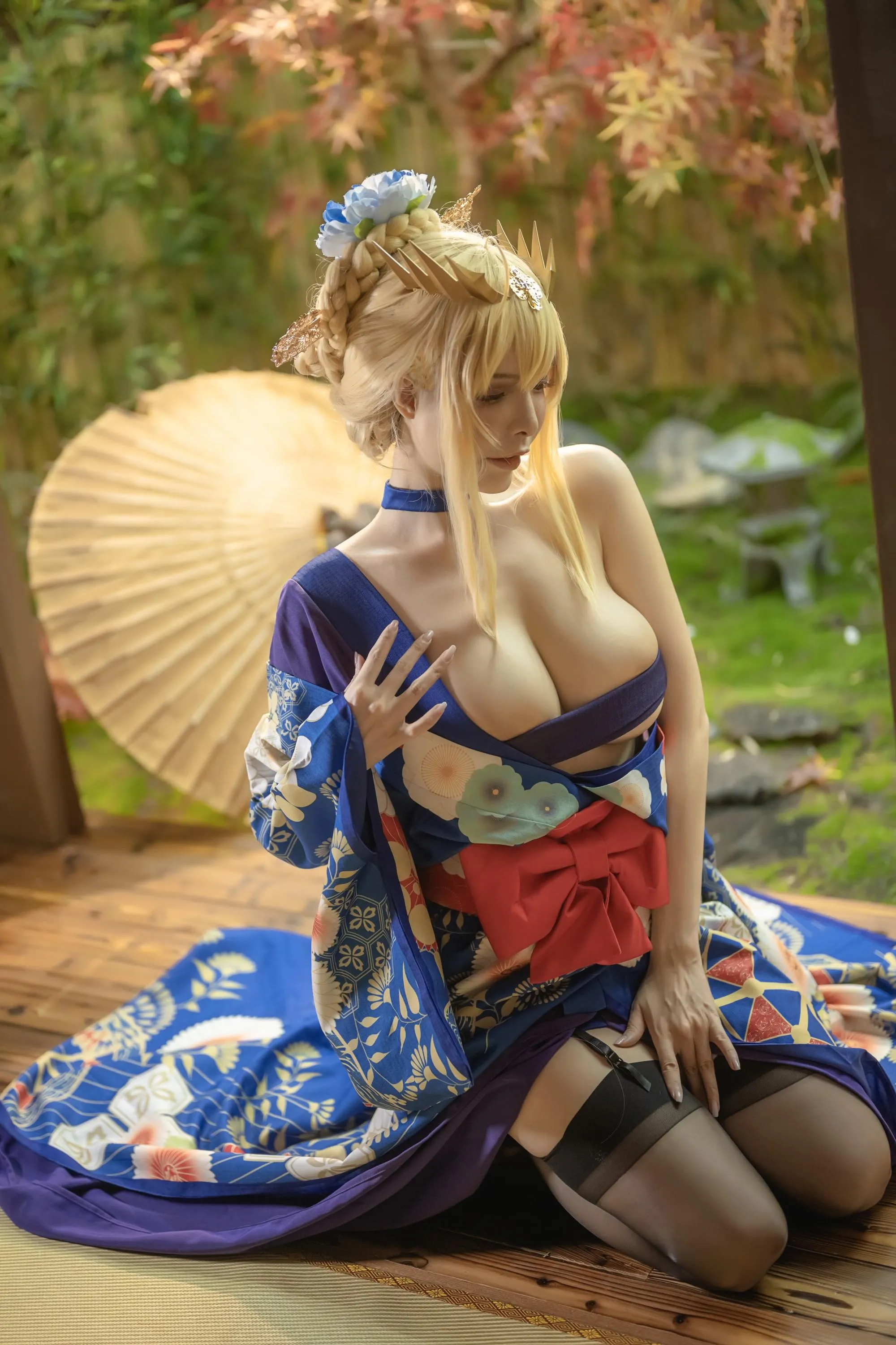 秋和柯基 – NO.056 白枪呆 同人和服 [46P]插图7